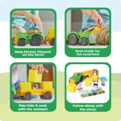 Learning Resources Peeksville Haul & Seek Tractor 12 Learning Resources Peeksville Haul & Seek Tractor -Hape Shop ler7746.f3