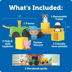 Learning Resources Peeksville Haul & Seek Tractor 10 Learning Resources Peeksville Haul & Seek Tractor -Hape Shop ler7746.f4 backofbox