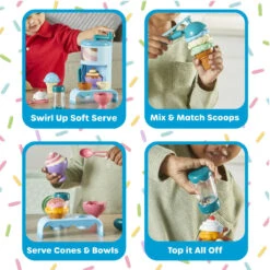 Learning Resources Swirly Scoops Ice Cream Shoppe -Hape Shop ler9278.f2