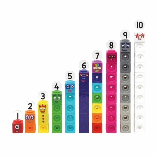 Learning Resources Mathlink Cubes Numberblocks 1-10 Activity Set - Image 4