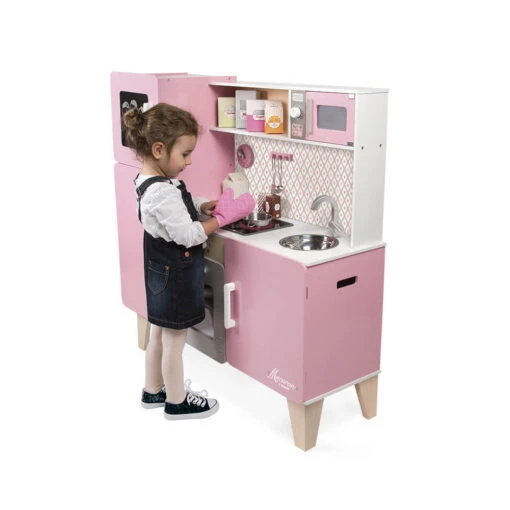 Janod - Macaron Wooden Maxi Kitchen For Children - Image 4