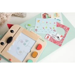 Magical Slate Louis The Wolf Janod -Hape Shop magical slate louis the wolf 2