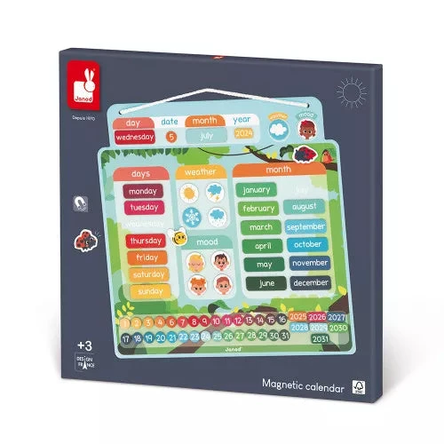 Magnetic Calendar Janod 1 Magnetic Calendar Janod