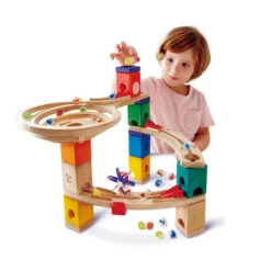 Hape Race To The Finish Quadrilla Marble Run -Hape Shop marble run 1