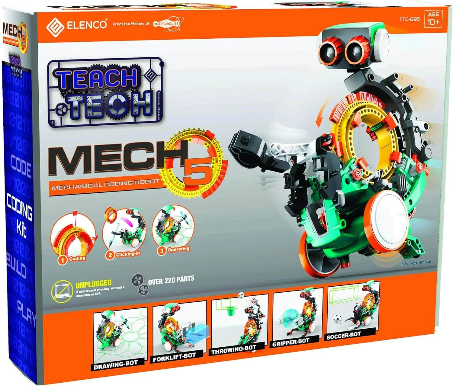 Snap Circuits Teach Tech Mech 5, Mechanical Coding Robot 1 Snap Circuits Teach Tech Mech 5, Mechanical Coding Robot