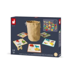 Janod MEMORY TOUCH RECOGNITION GAME (WOOD) -Hape Shop memory touch recognition game wood 3 1