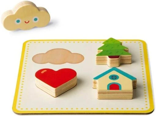 Janod MEMORY TOUCH RECOGNITION GAME (WOOD) - Image 3