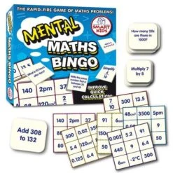Maths Games For 5th Class - Station Teaching Bundle -Hape Shop mental maths bingo cogs the brain shop