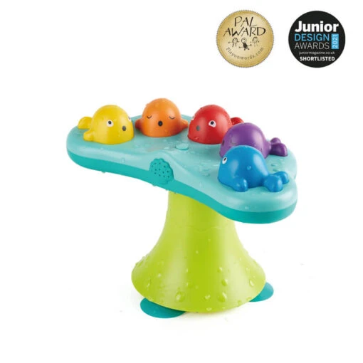 Hape Whale Music Fountain Bath Toy - Image 2
