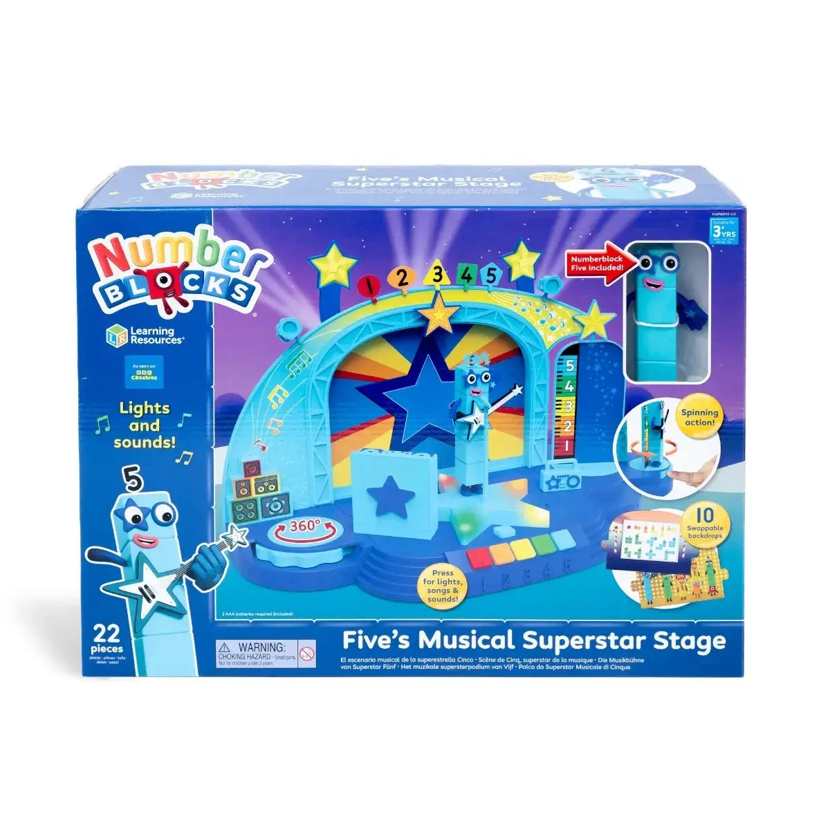 Learning Resources Numberblocks® Five's Musical Superstar Stage 10 Learning Resources Numberblocks® Five's Musical Superstar Stage - Image 10