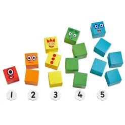 Learning Resources Numberblocks One To Five Wooden Blocks Set -Hape Shop numberblocks one to five wooden blocks set 3