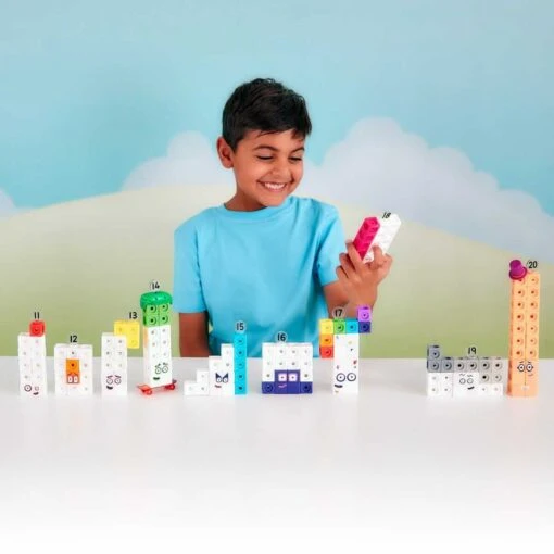 Learning Resources MathLink® Cubes Numberblocks 11-20 Activity Set - Image 2