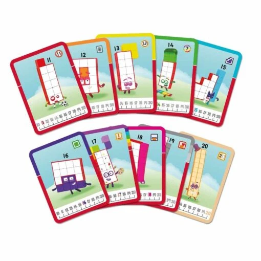 Learning Resources MathLink® Cubes Numberblocks 11-20 Activity Set - Image 4