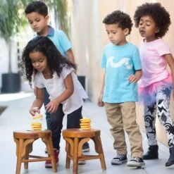 Learning Resources Pancake Pile-Up! Matching Relay Race Game 9 Learning Resources Pancake Pile-Up! Matching Relay Race Game -Hape Shop pan cake pile up 4