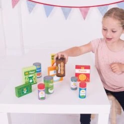 BIGJIGS Cupboard Groceries Wooden Play Food 5 BIGJIGS Cupboard Groceries Wooden Play Food -Hape Shop playfood