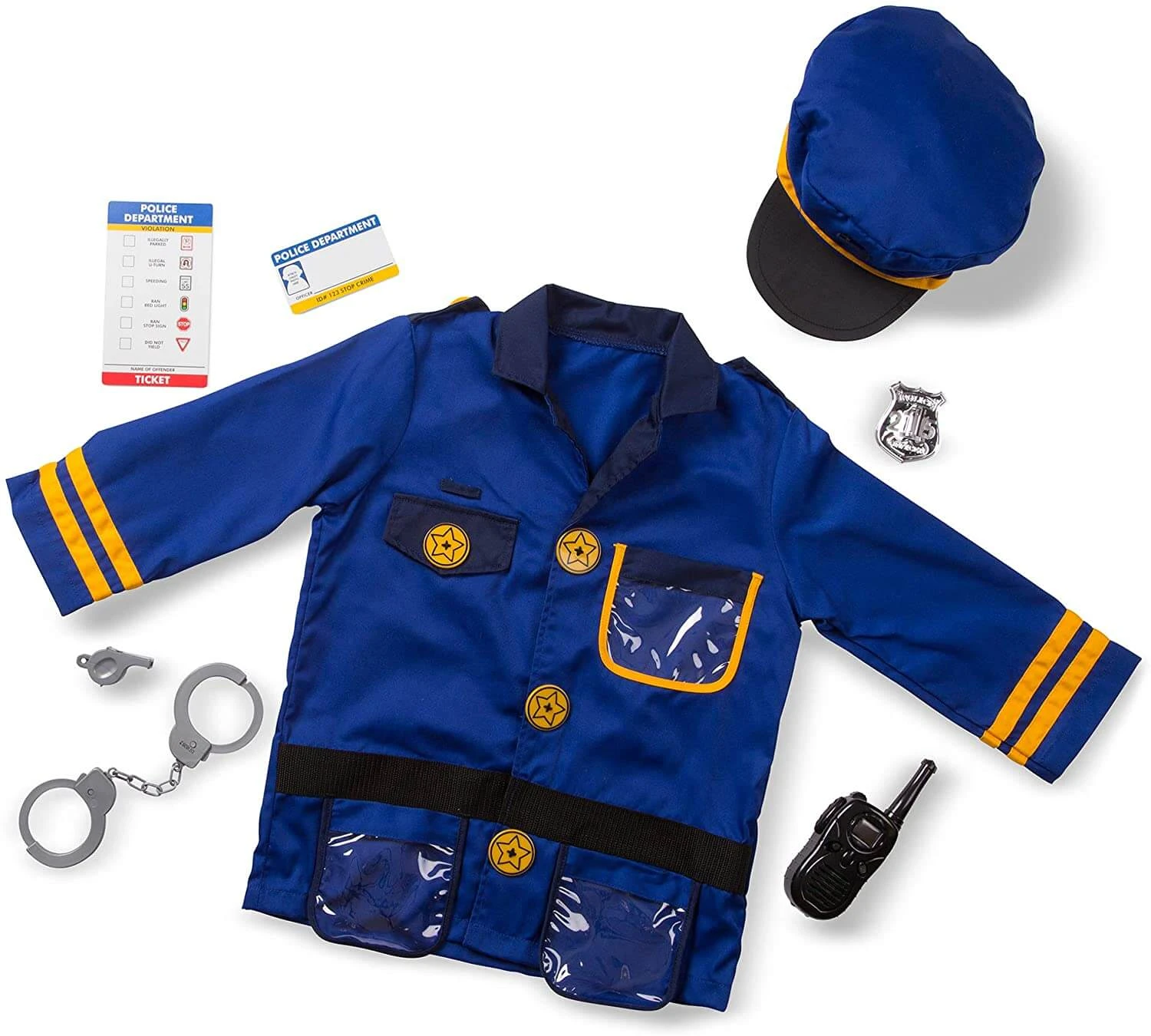Melissa & Doug Police Officer Role Play Costume Set 1 Melissa & Doug Police Officer Role Play Costume Set