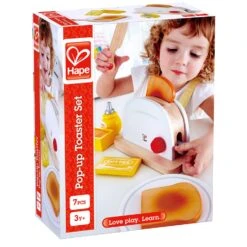 Hape Wooden Pop-Up Toaster Set