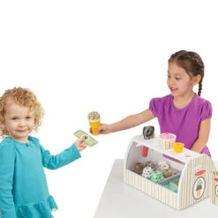 Melissa & Doug Wooden Ice Cream Counter -Hape Shop pretend play ice cream counter