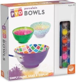 MindWare Paint Your Own Porcelain Bowls