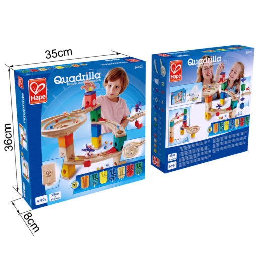 Hape Race To The Finish Quadrilla Marble Run - Image 2