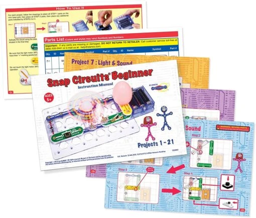 Snap Circuits SCB-20 Beginner Electronics Discovery Kit - Image 3