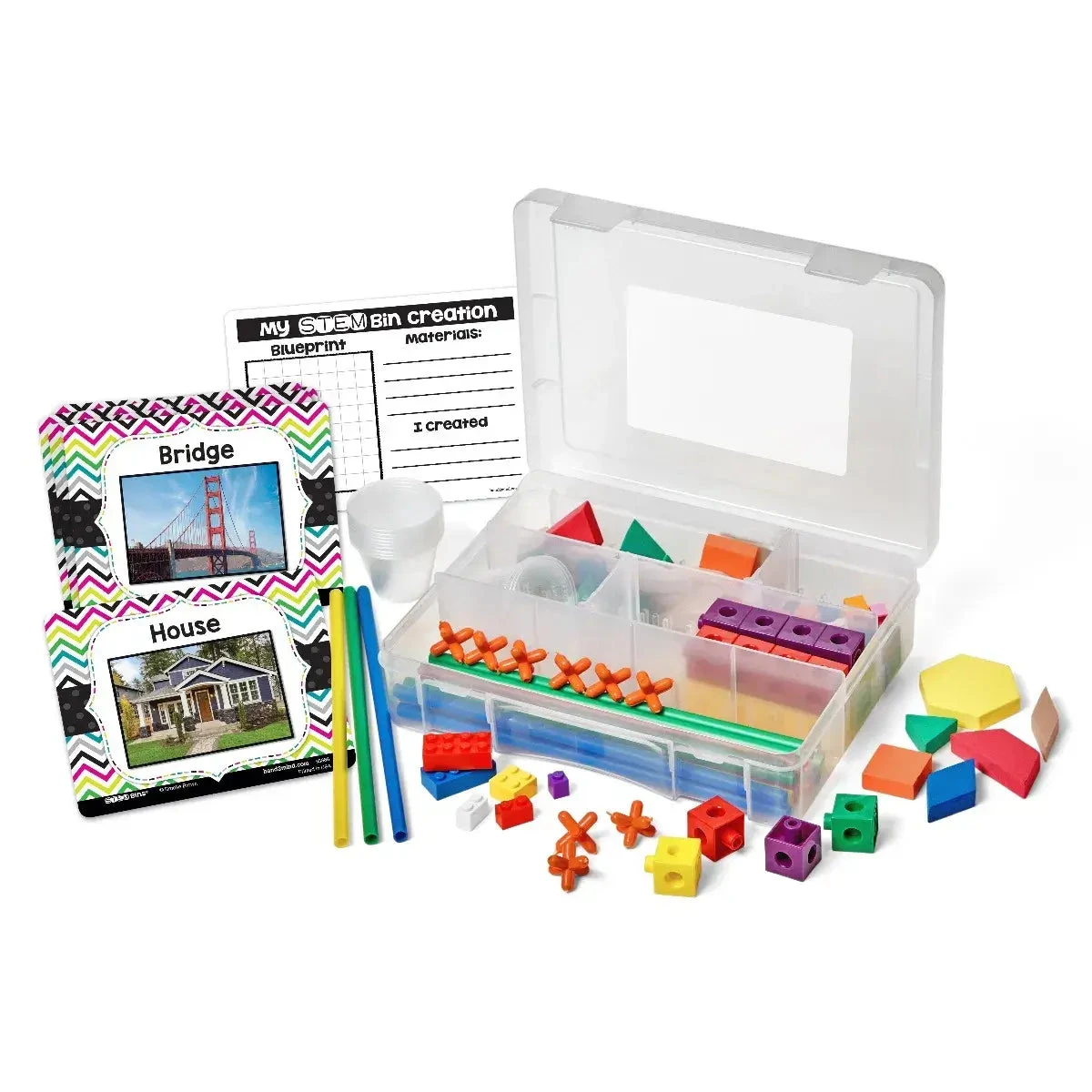 Learning Resources Stem Bins® Play & Learn Pack (Set Of 4) 1 Learning Resources Stem Bins® Play & Learn Pack (Set Of 4)