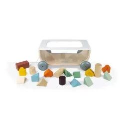 Janod Sweet Cocoon Cart With Blocks -Hape Shop sweet cocoon cart with blocks 1
