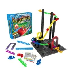 Thinkfun Roller Coaster Challenge -Hape Shop thinkfun rollercoaster challenge cogs 2