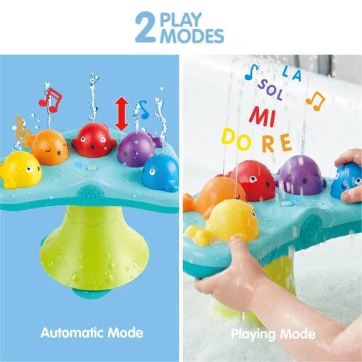Hape Whale Music Fountain Bath Toy - Image 3
