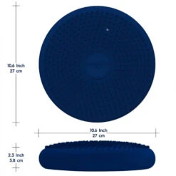 Wiggle Antimicrobial Seat Sensory Cushion – Blue 27cm – Flexible Alternative Seating – By Bouncyband -Hape Shop wigglecushion 3