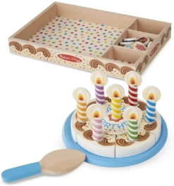 Wooden Birthday Cake - Melissa & Doug -Hape Shop wooden birthday cake