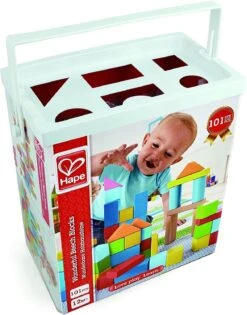 Wooden Beech Building Blocks Multicolor Hape -Hape Shop wooden building blocks