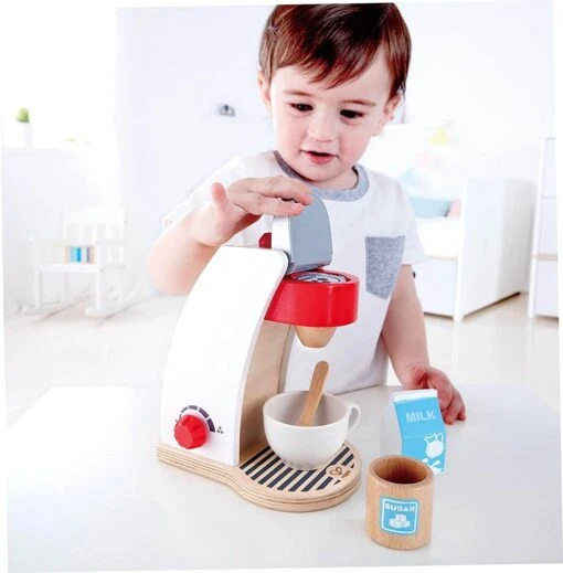 Wooden Toy Coffee Machine Hape - Image 2