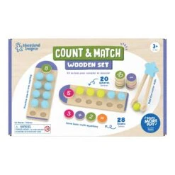 Learning Resources Count & Match Wooden Set