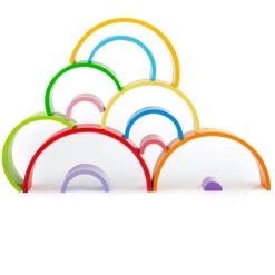 BIGJIGS Wooden Stacking Rainbow - Large -Hape Shop woodenrainbow 1 524406e0 3b4f 4224 a737 354802dc1b7c