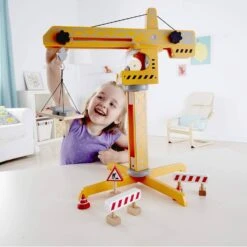 Hape Wooden Crane Lift -Hape Shop woodentoycrane 3